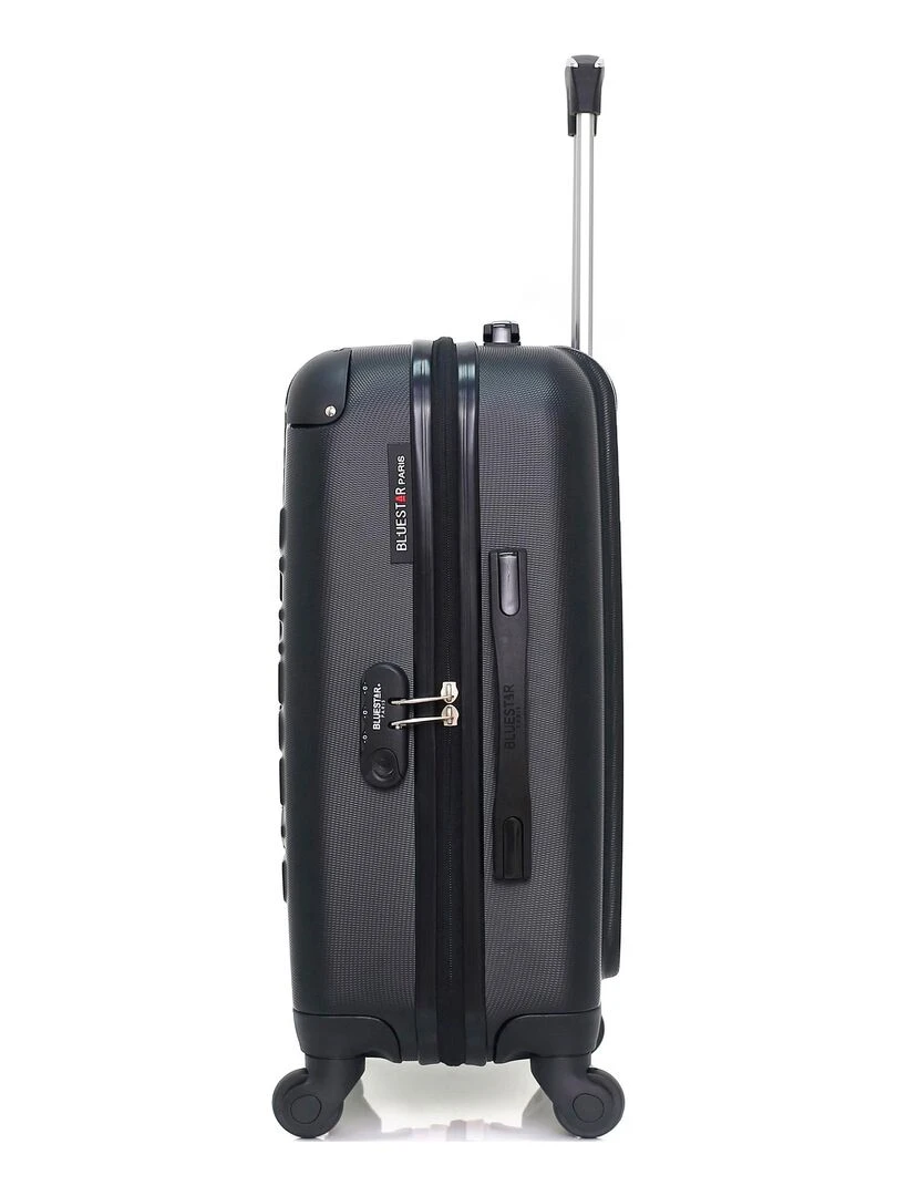 BLUESTAR   VALISE CABINE ABS BUCAREST 4 ROUES 55 CM   Noir