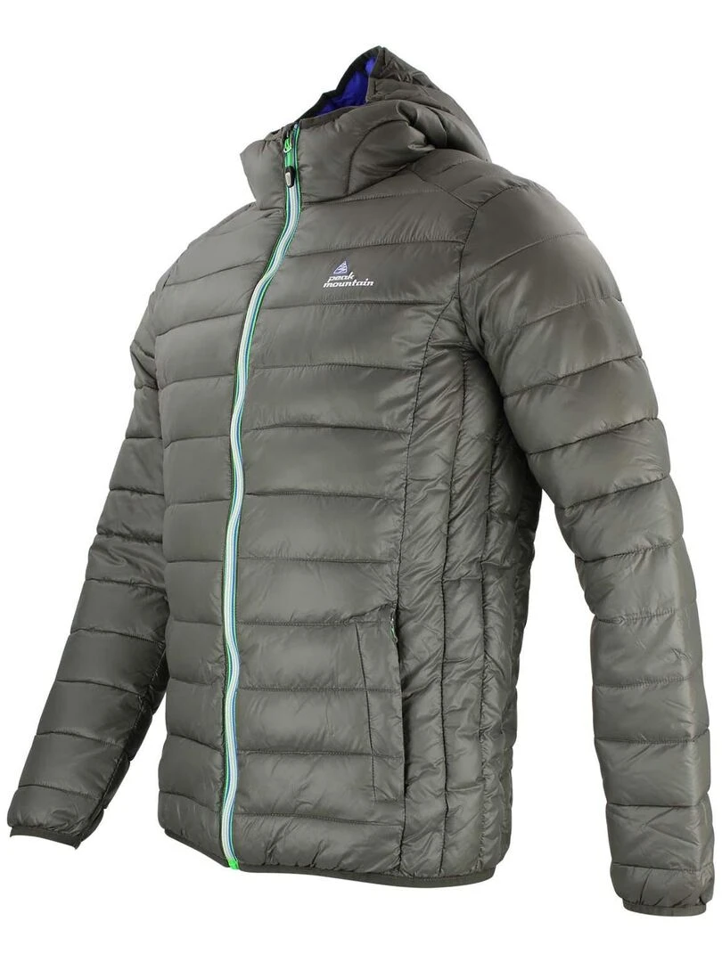 Doudoune fine à capuche homme CENSEODN   PEAK MOUNTAIN   Kaki