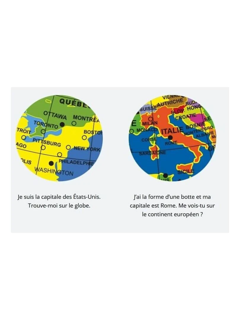 Globe gonflable Le Monde 30cm   N/A
