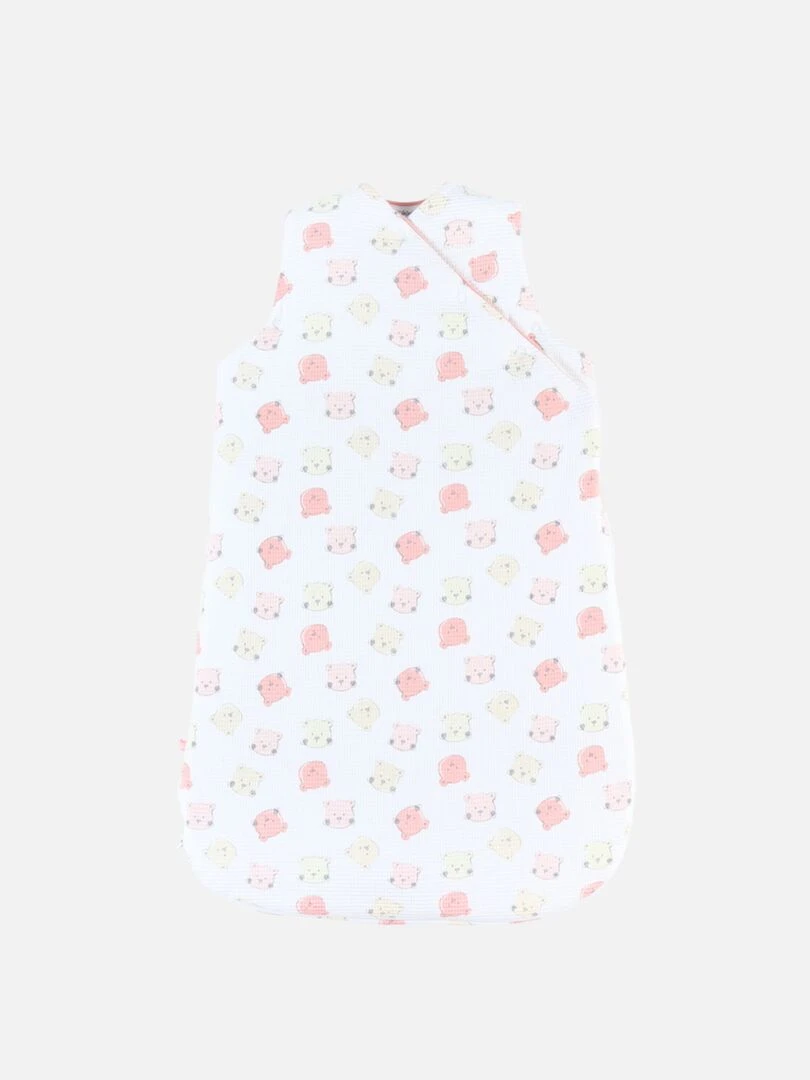 Gigoteuse 70cm en jersey BIO  écru/rose   Rose