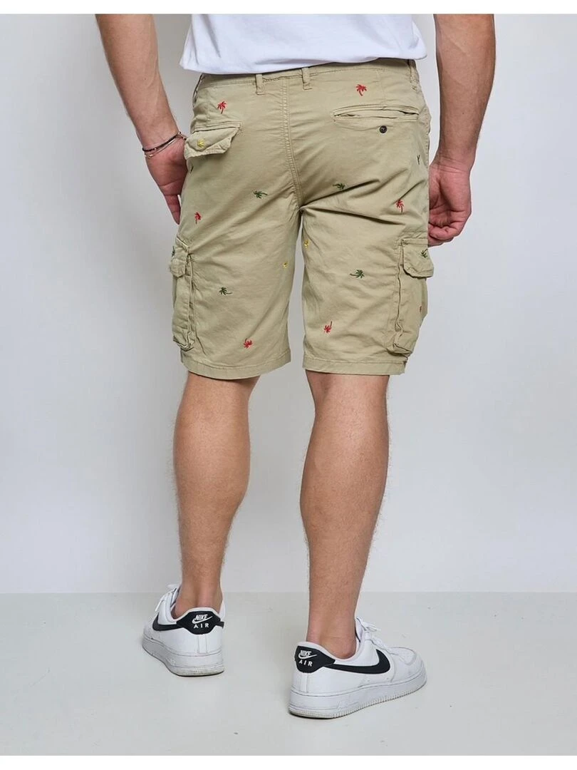 Short Cargo à motifs Kebello   Beige