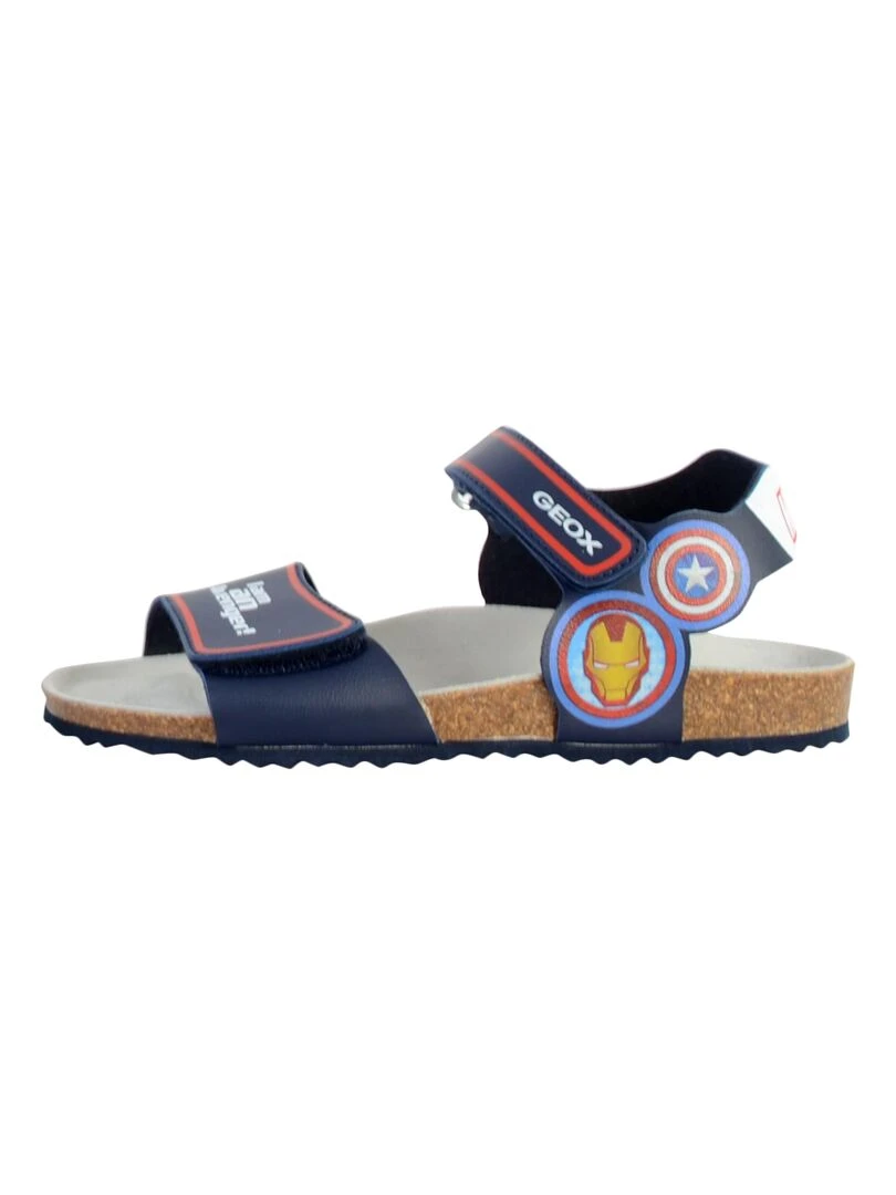 Sandale à Scratch Geox Enfant Ghita Bleu