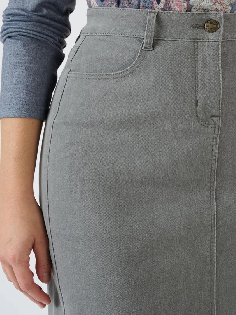 Jupe droite Perfect Fit by Damart Damart Gris