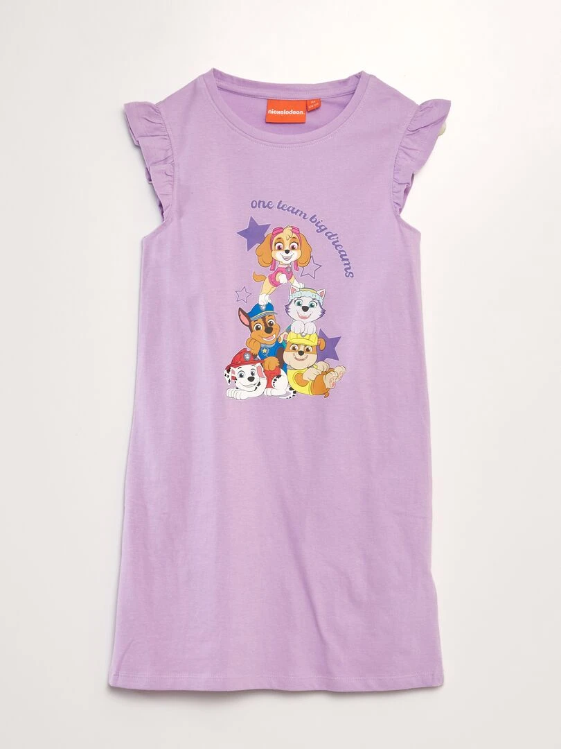 Chemise de nuit 'Pat'patrouille' Violet