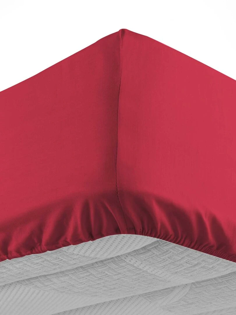 Drap housse Collection Couleur Emotion Rouge