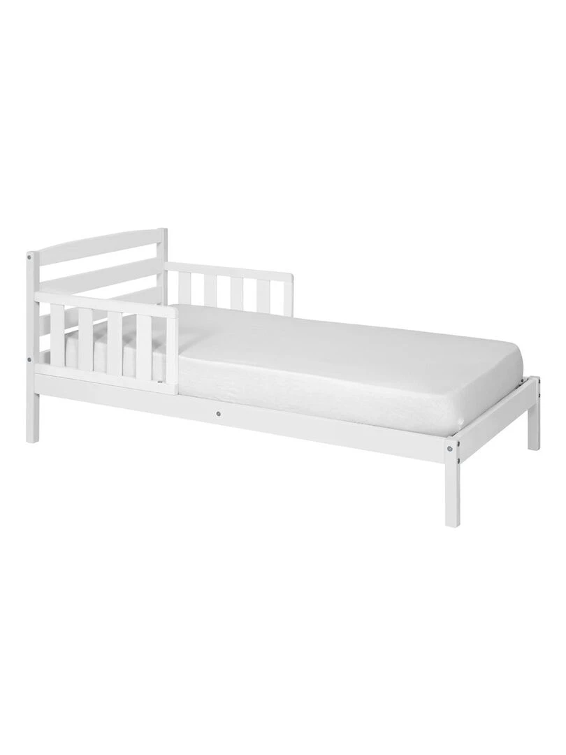 Lit enfant avec matelas Misuna AKITEN RETAIL Blanc Blanc