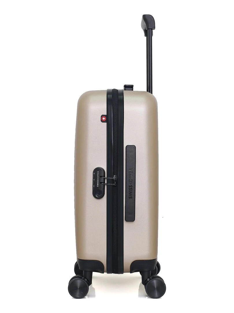 SWISS KOPPER   VALISE CABINE ABS ZURICH 4 ROUES 55 CM   Beige