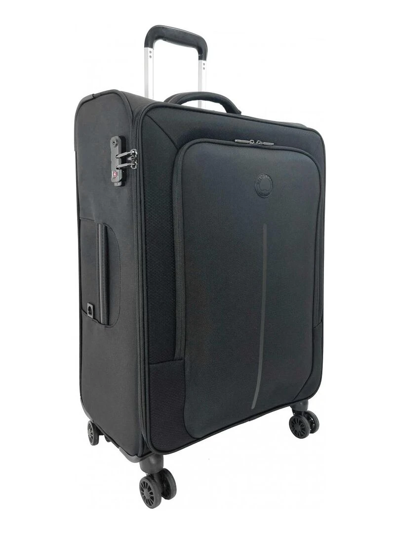 Lot 3 valises souples Caracas dont une valise cabine ABS   Noir