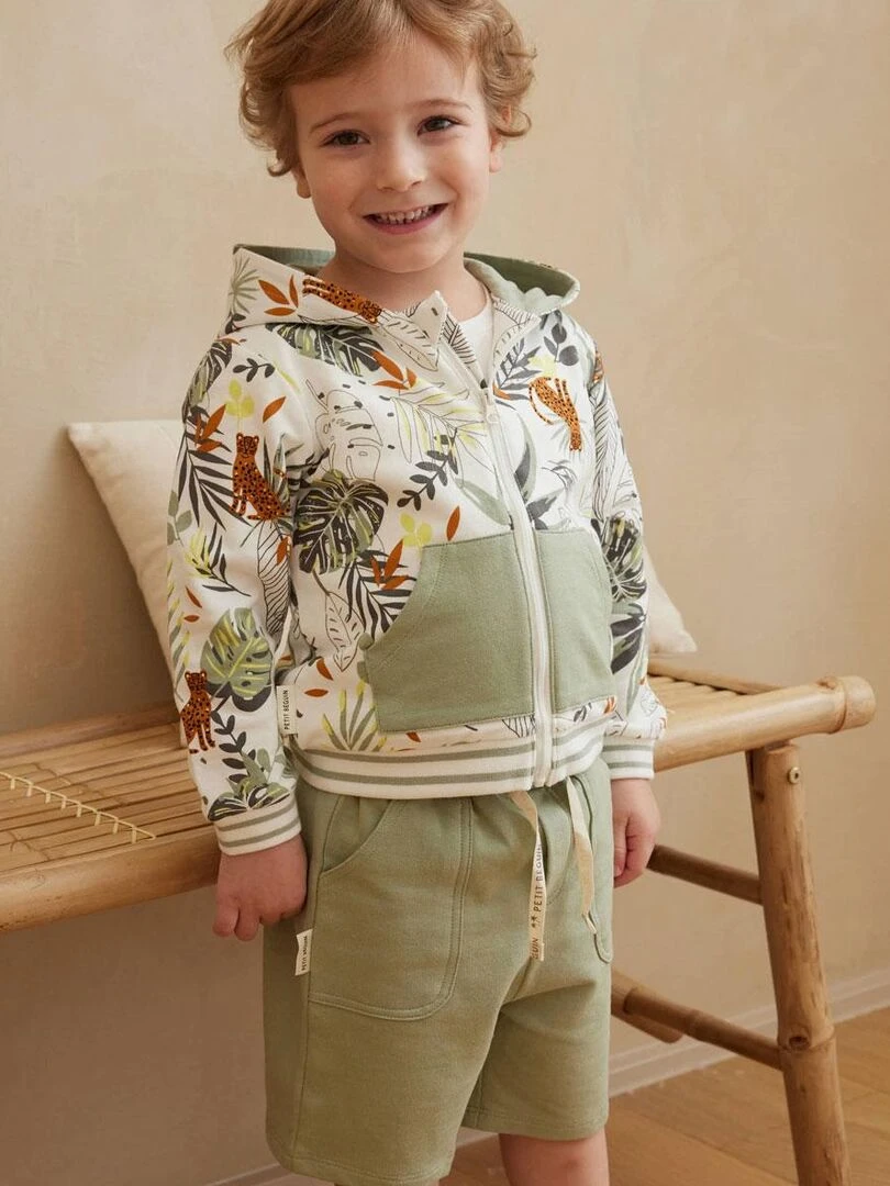 Sweat à capuche enfant Olajava   Vert