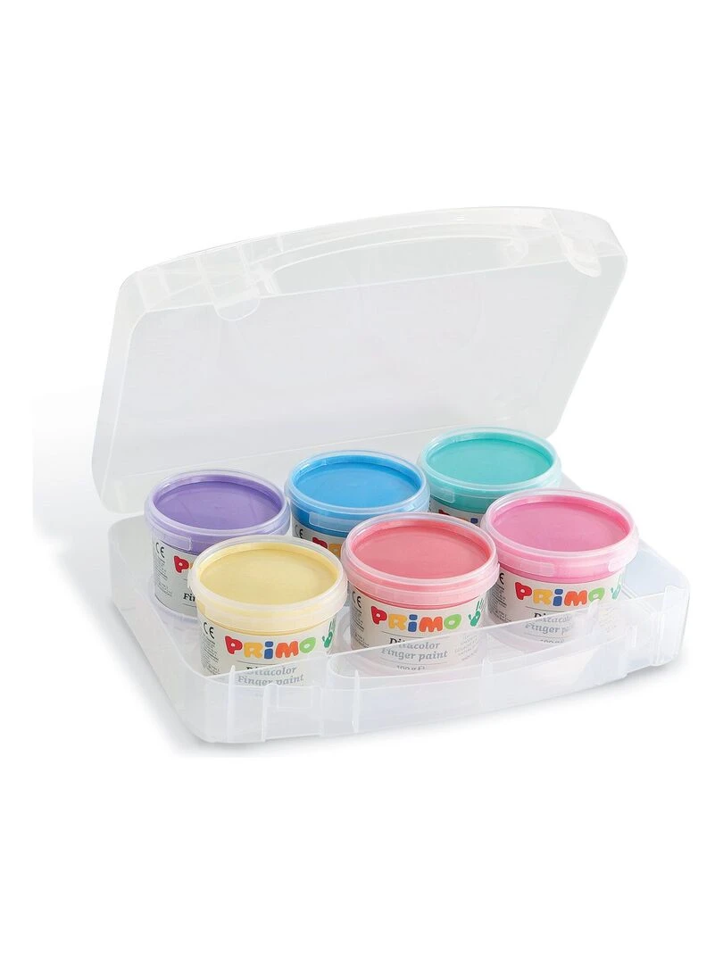 Peinture au doigt 6 couleurs métallisées   N/A