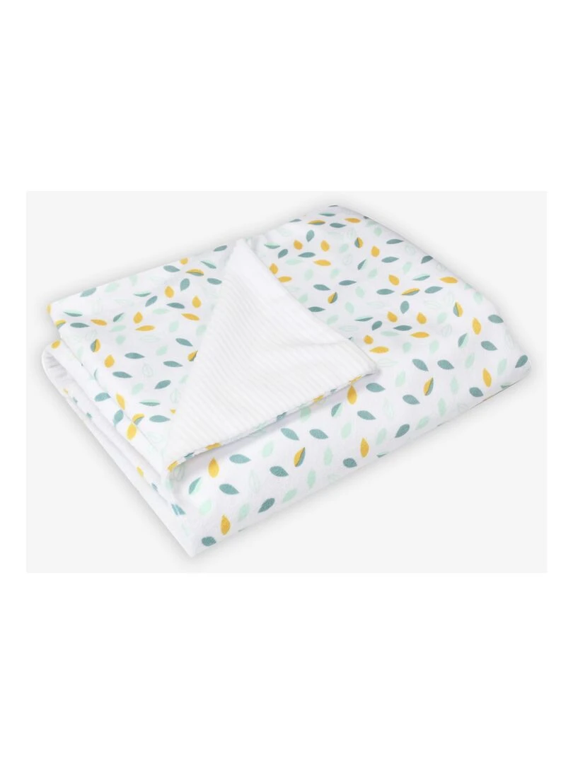Couverture bébé Kinousses Blanc Bleu Blanc