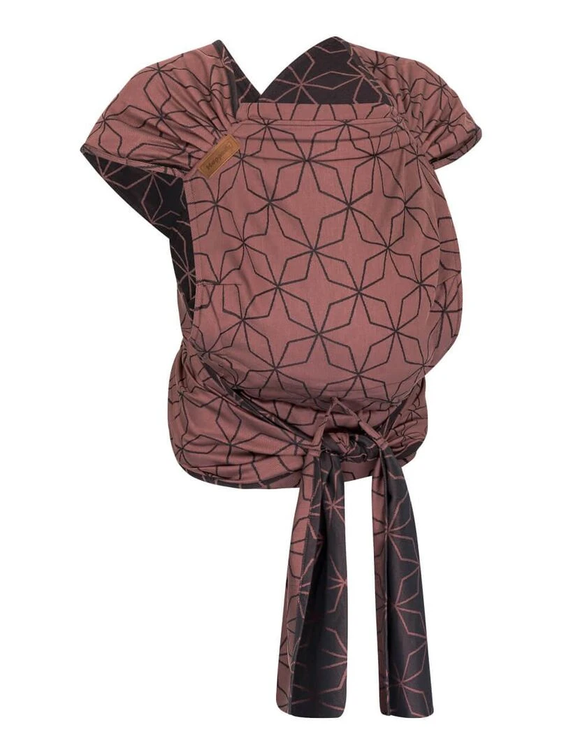 Hoppediz Porte bébé Hop Tye Advanced Gris Rose foncé
