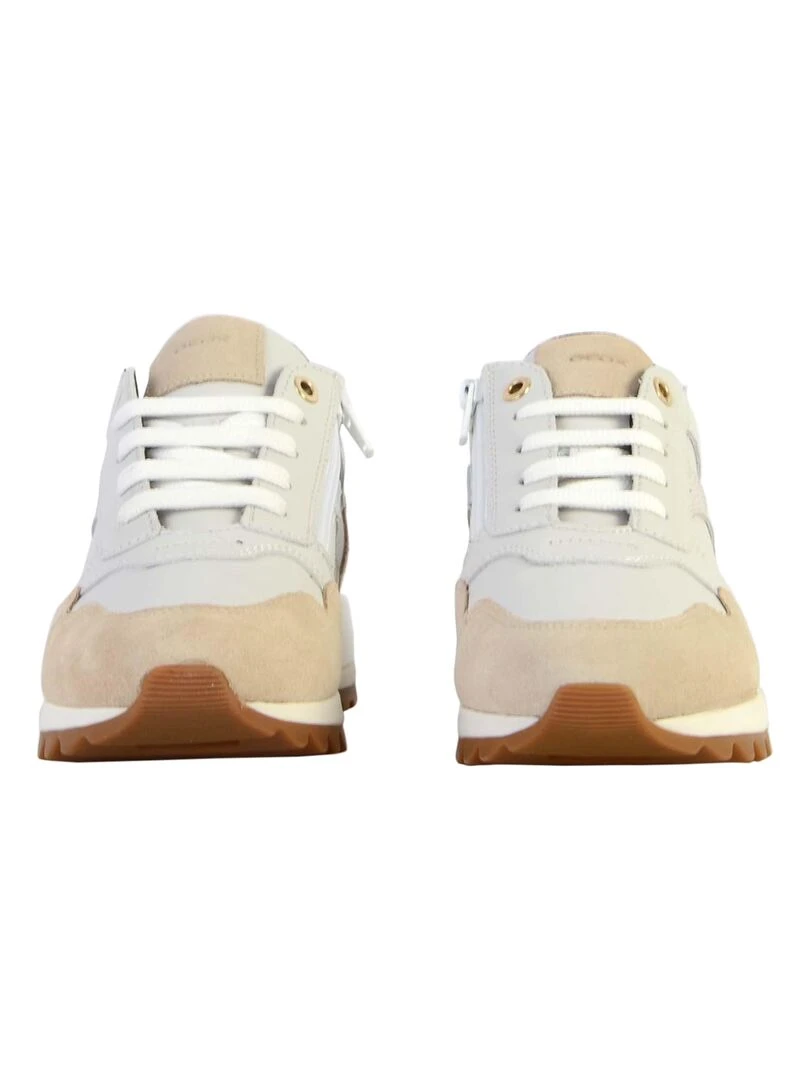 Basket Cuir Geox Tabelya   Blanc