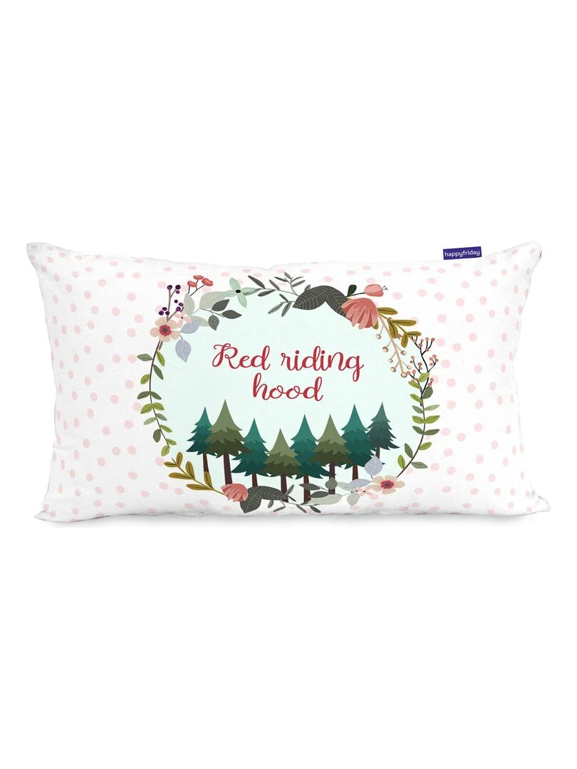 Housse de coussin Red riding hood "Happyfriday"   Blanc