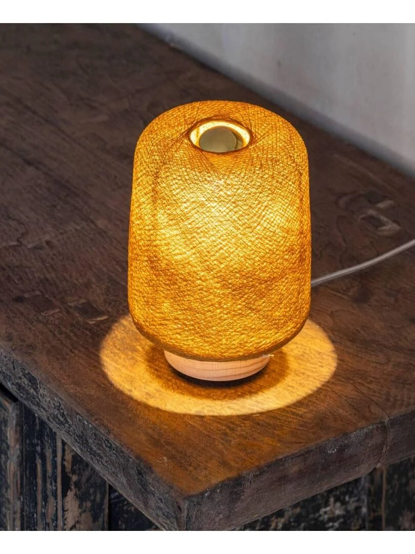 Lampe à poser Madison Marron tabac