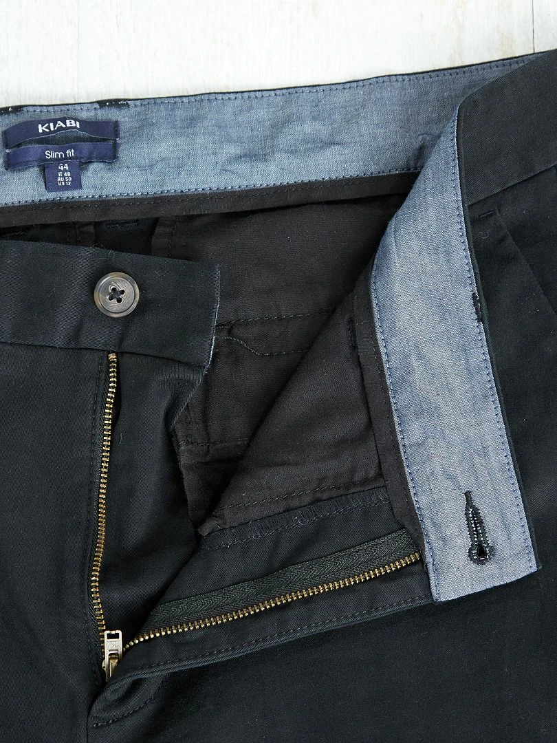 Chino slim L36 +1m90   noir