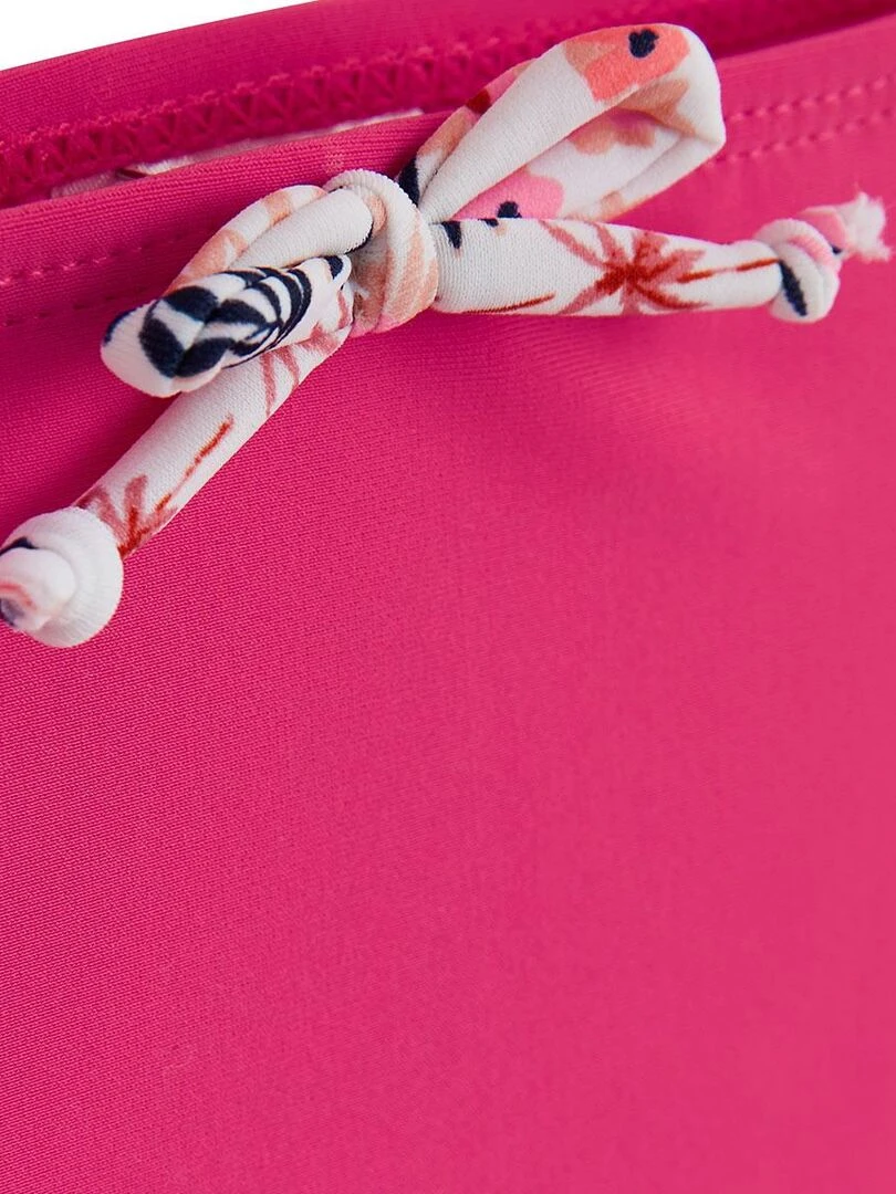 Maillot de bain enfant 2 pièces t shirt de protection UV & culotte Riviera   Rose