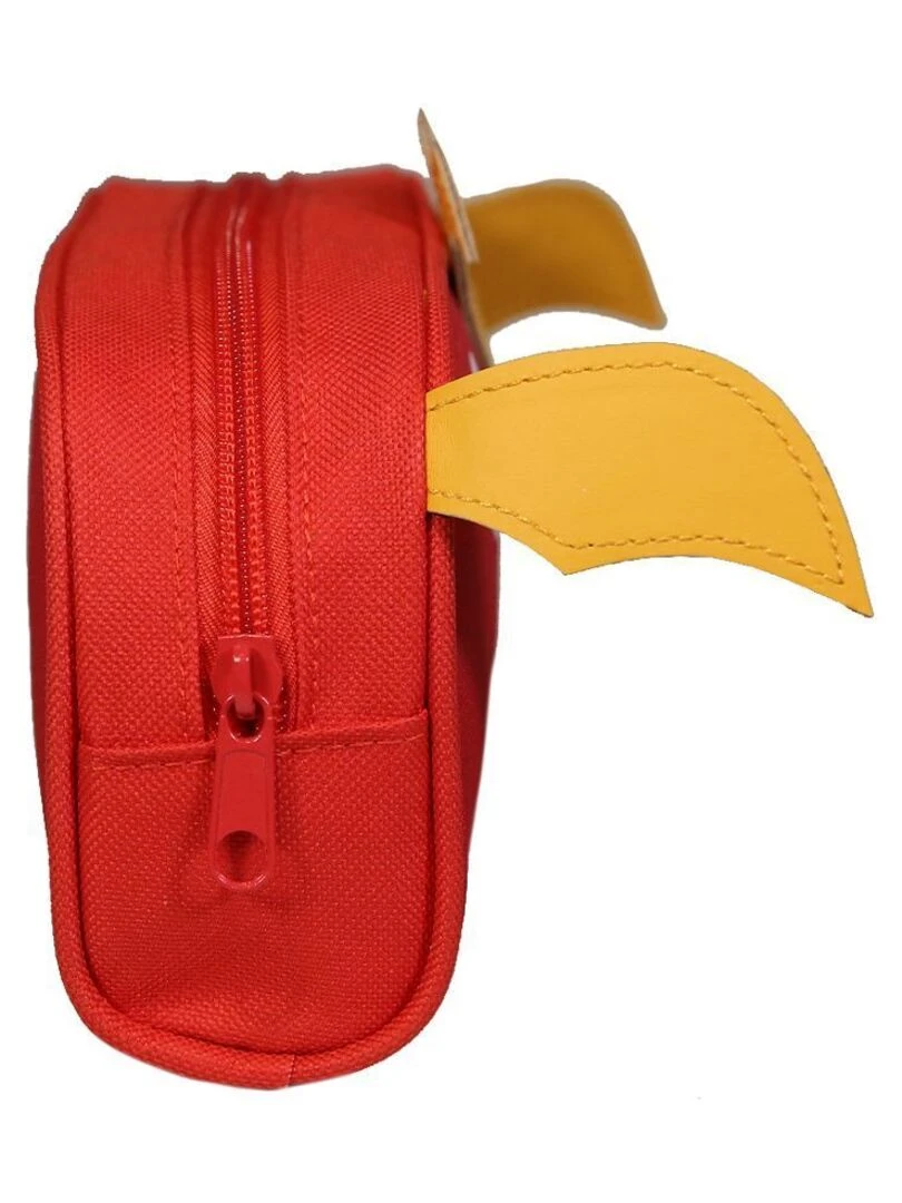 BAGTROTTER Trousse scolaire rectangulaire 3D Dragon Kids Rouge   Rouge