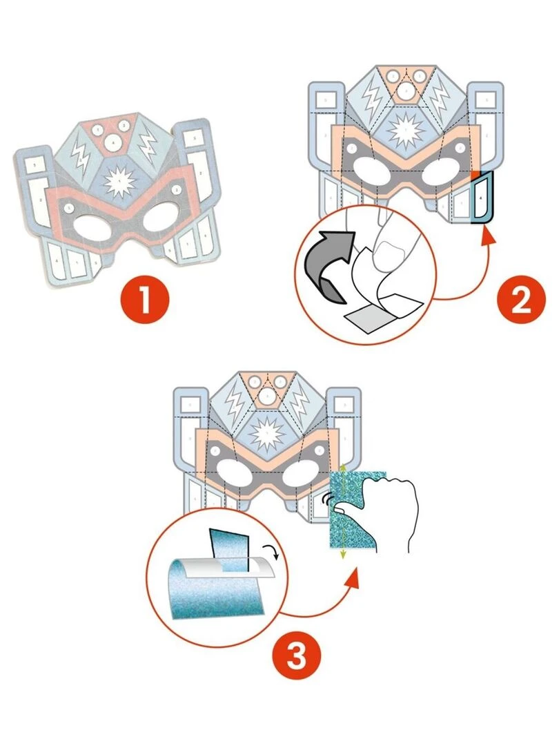 Do it Yourself Masques à métalliser Super Robots   N/A