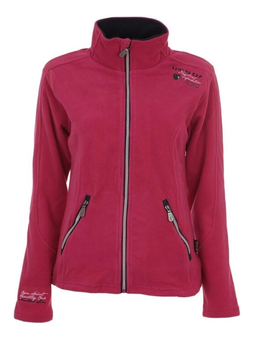 Blouson polaire femme ASA   Rose fushia