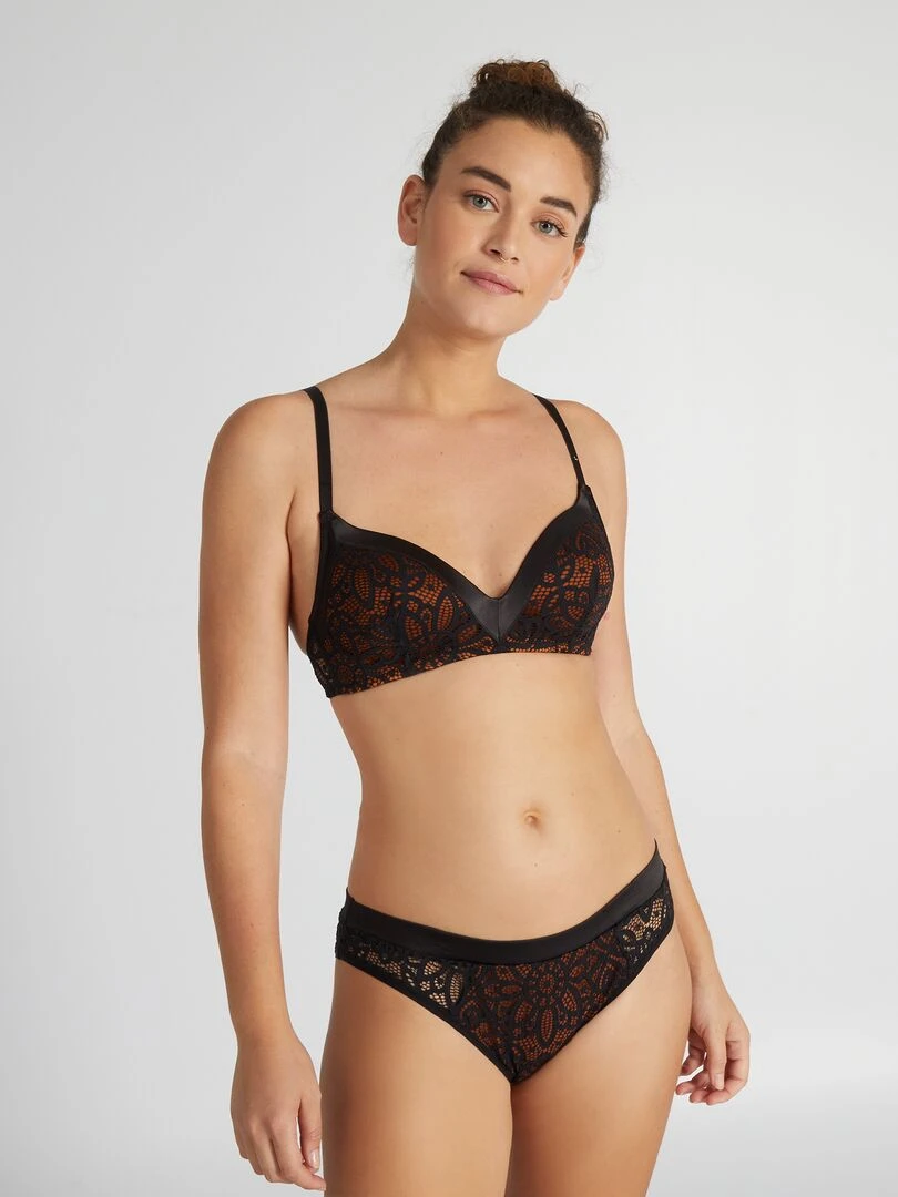 Culotte en dentelle 'Envie de Lingerie'   Noir
