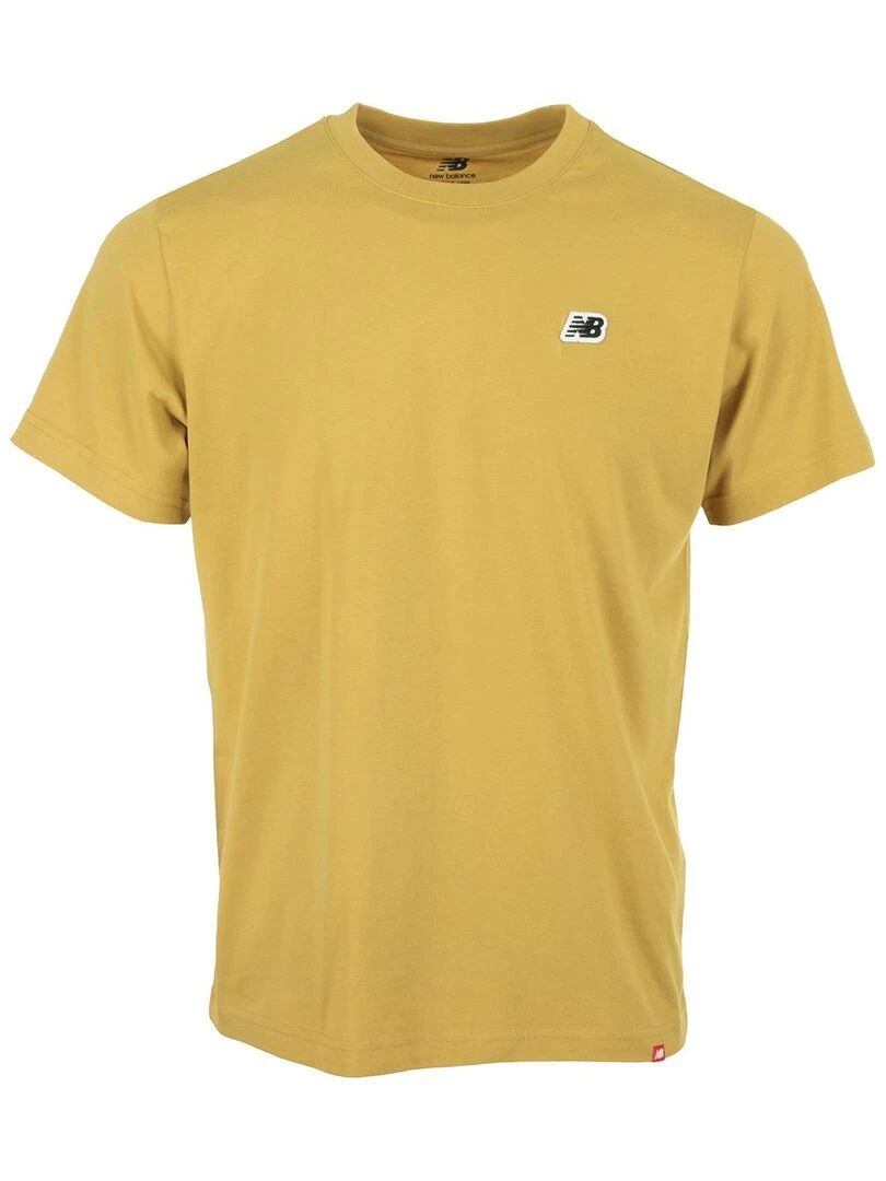 T shirt New Balance Sml Logo Tee Jaune
