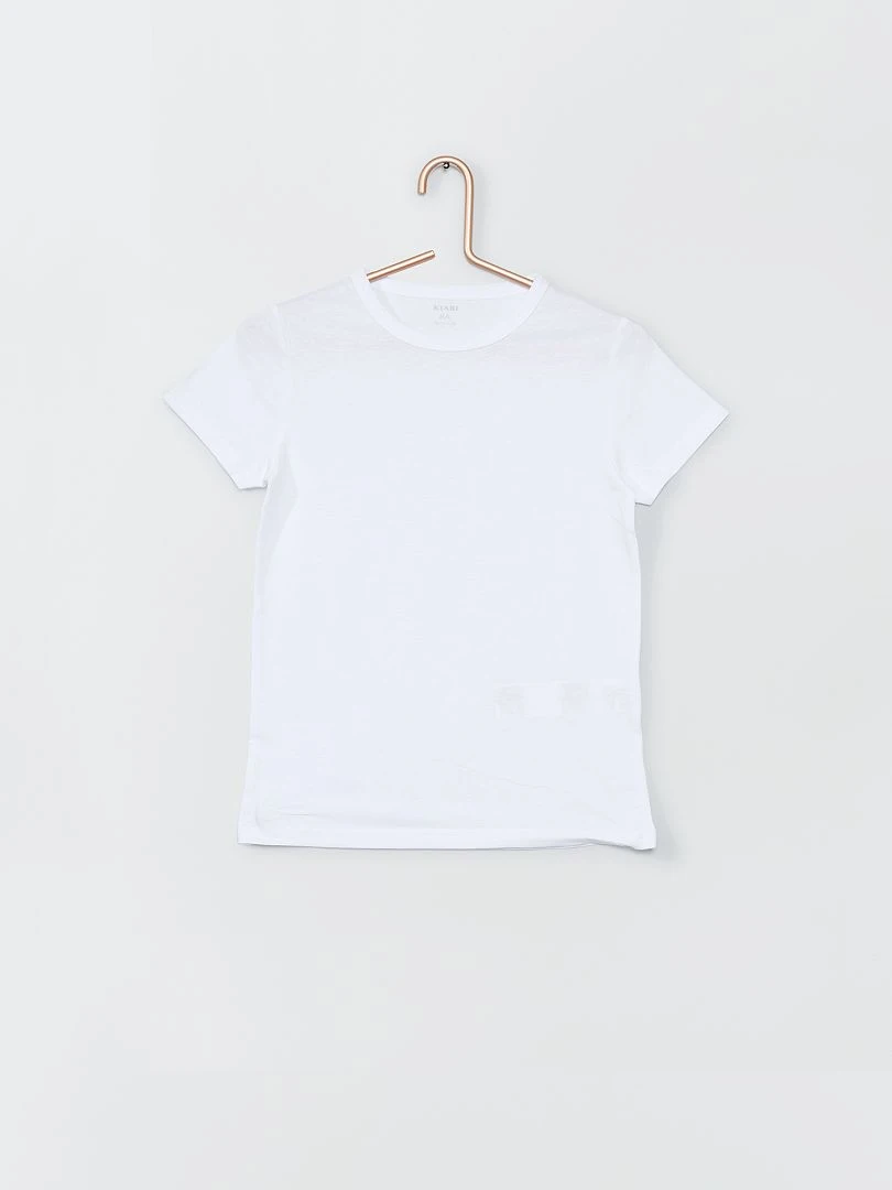 Lot de 3 maillots de corps   blanc