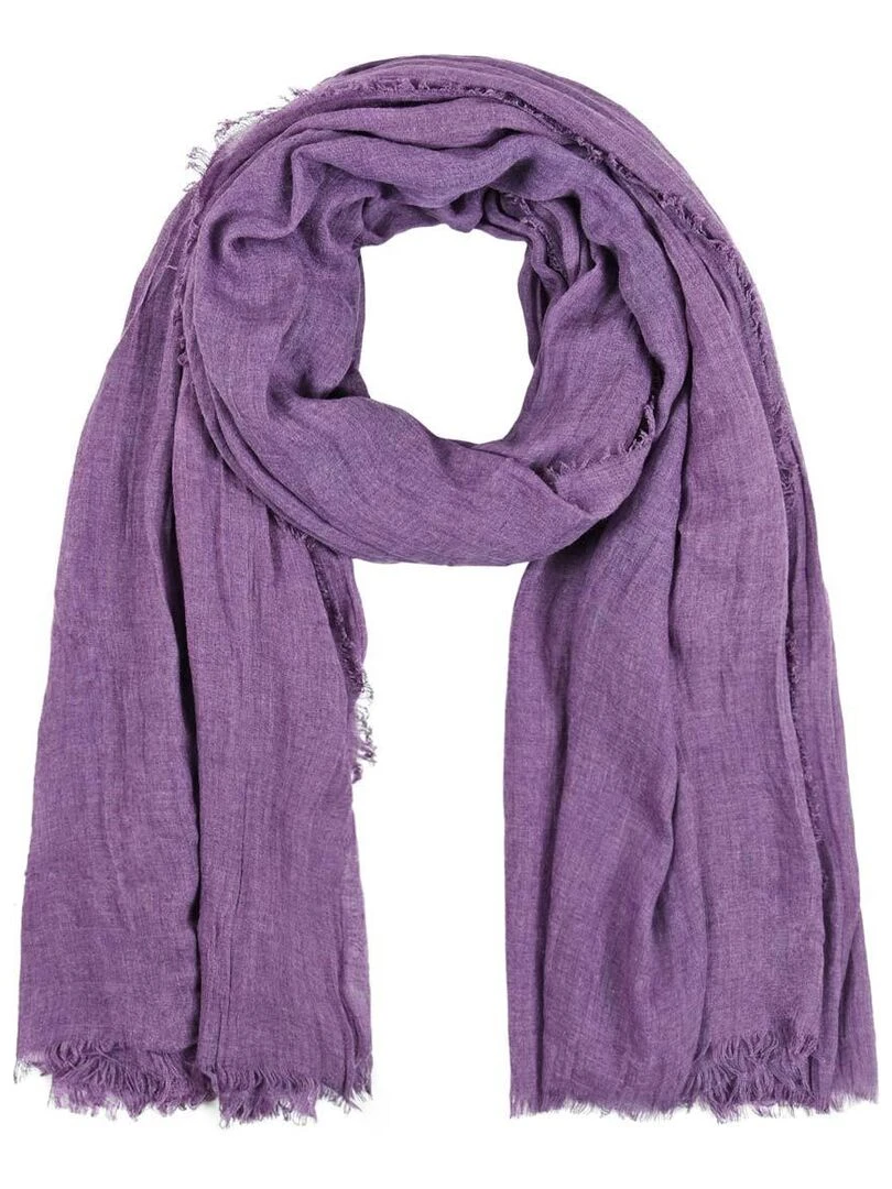 Chèche Froissé Touch Mauve lilas