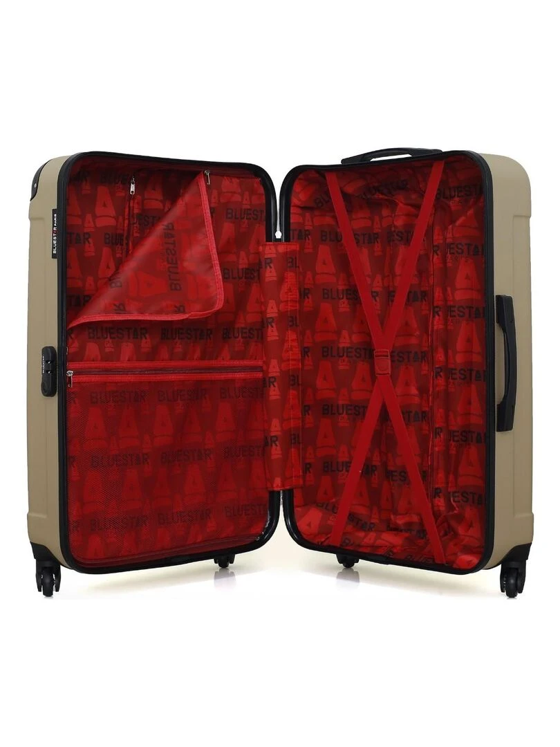 Valise Grand Format Rigide MADRID   Beige