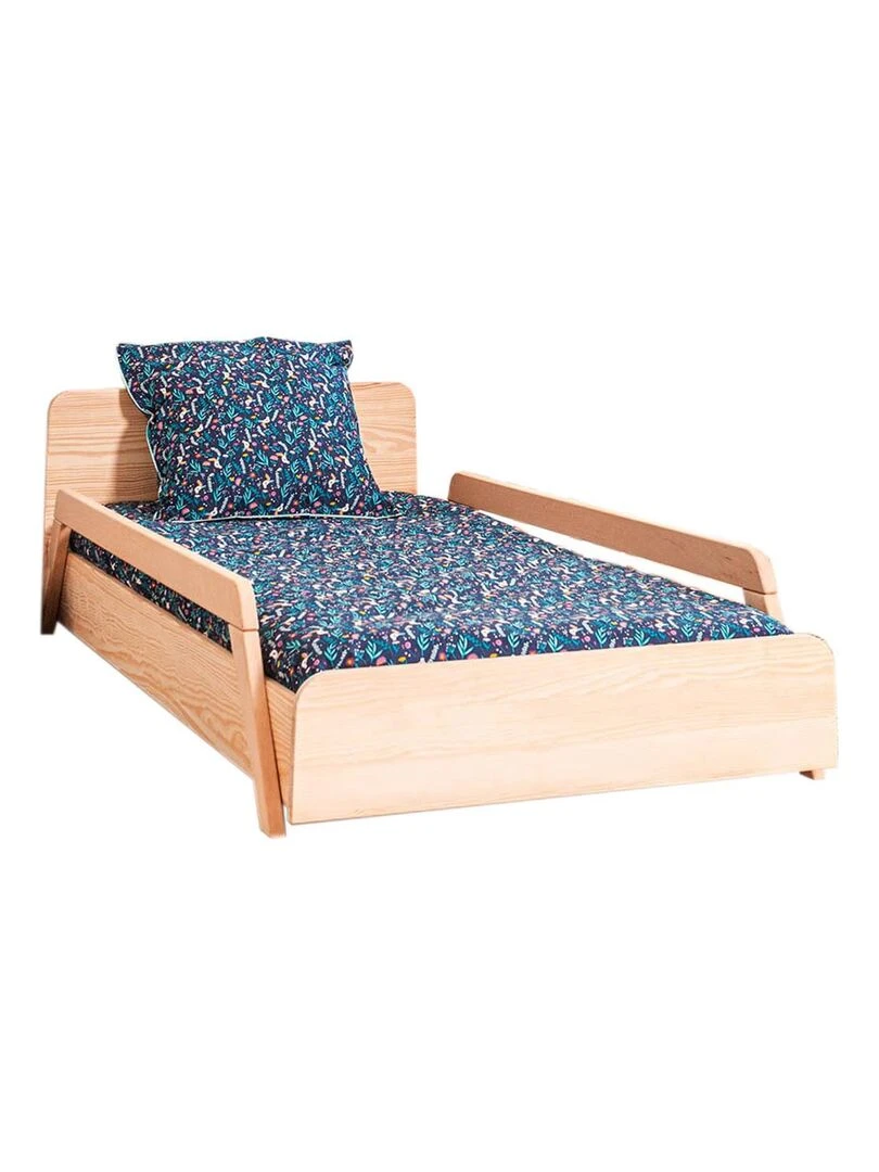 Pack lit avec matelas Pixia AKITEN RETAIL Marron