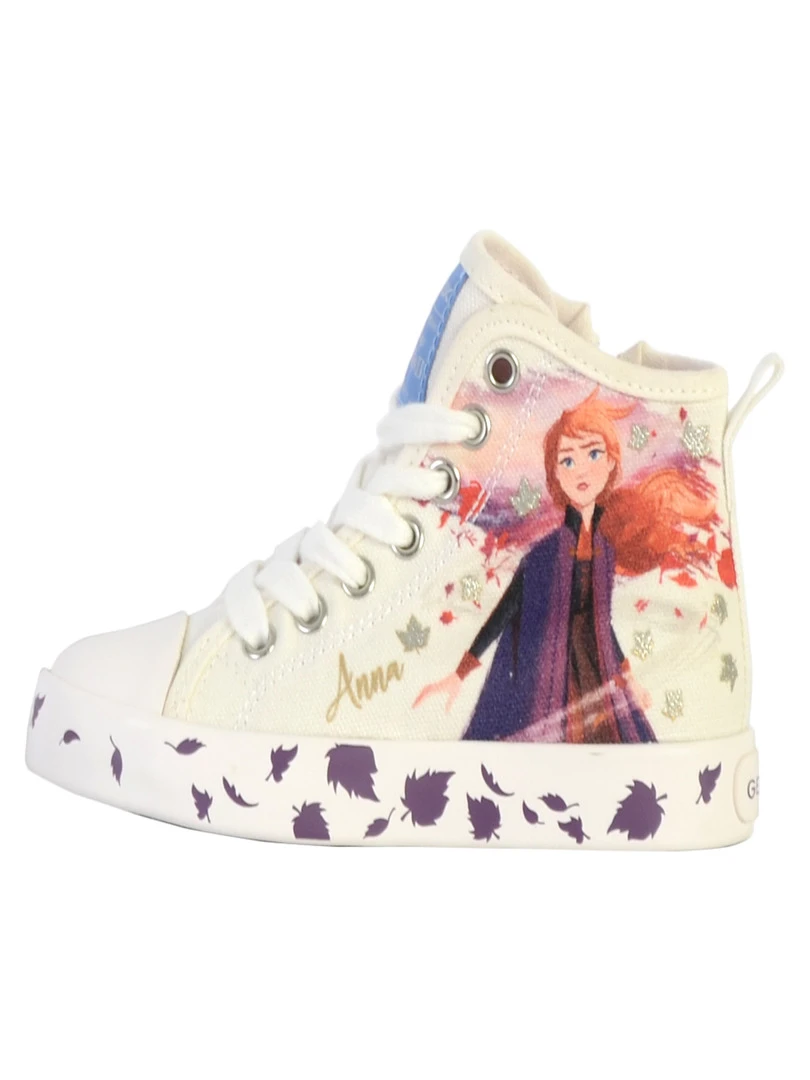 Basket Enfant Geox Ciak Blanc