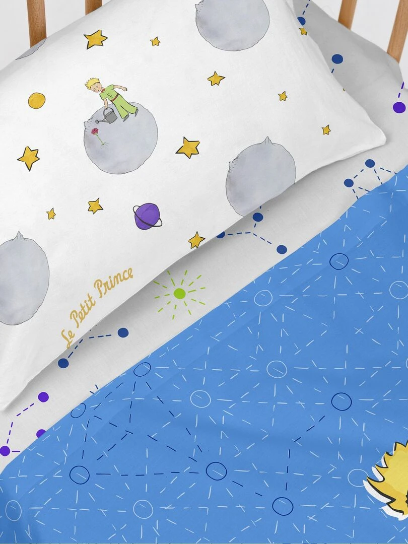 Parure de lit 2 pièces Accolade Lit Bébé "Happyfriday" Multicolore