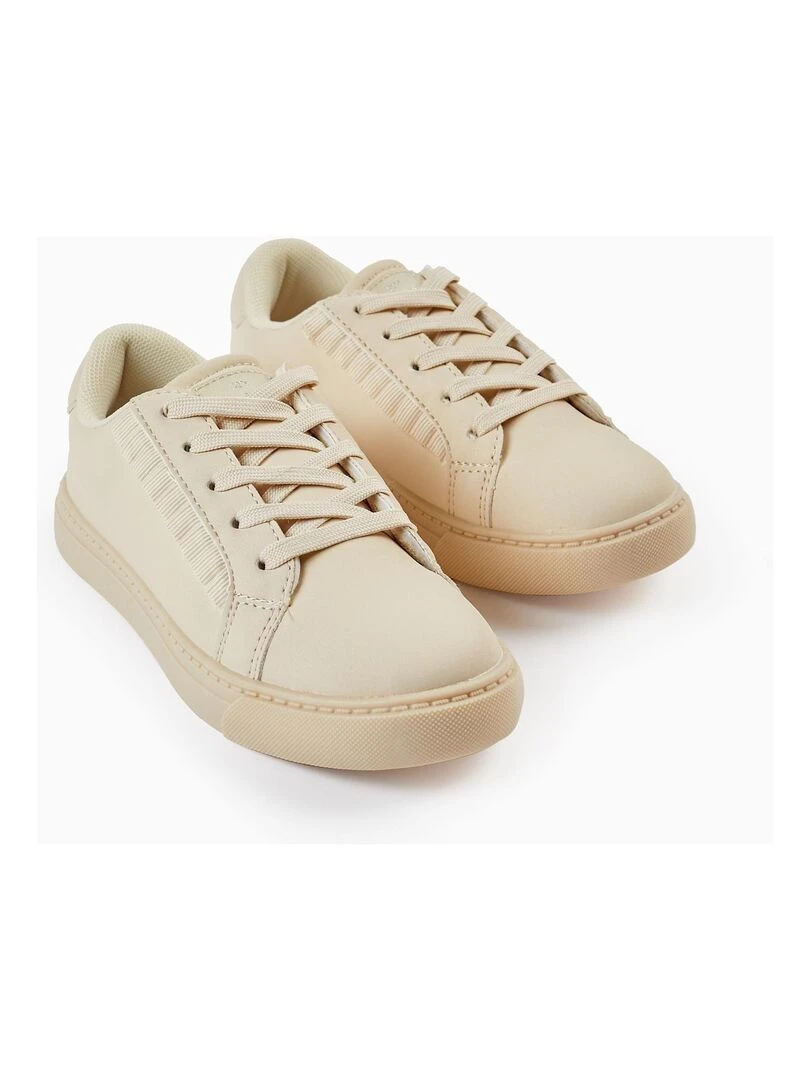 Baskets avec Volants pour Fille ATLANTIC COMPANY Beige clair