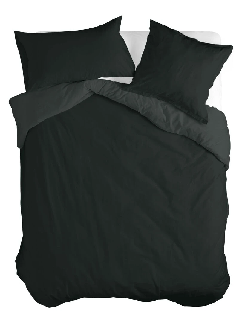 Housse de couette Basic "Happyfriday"   Noir