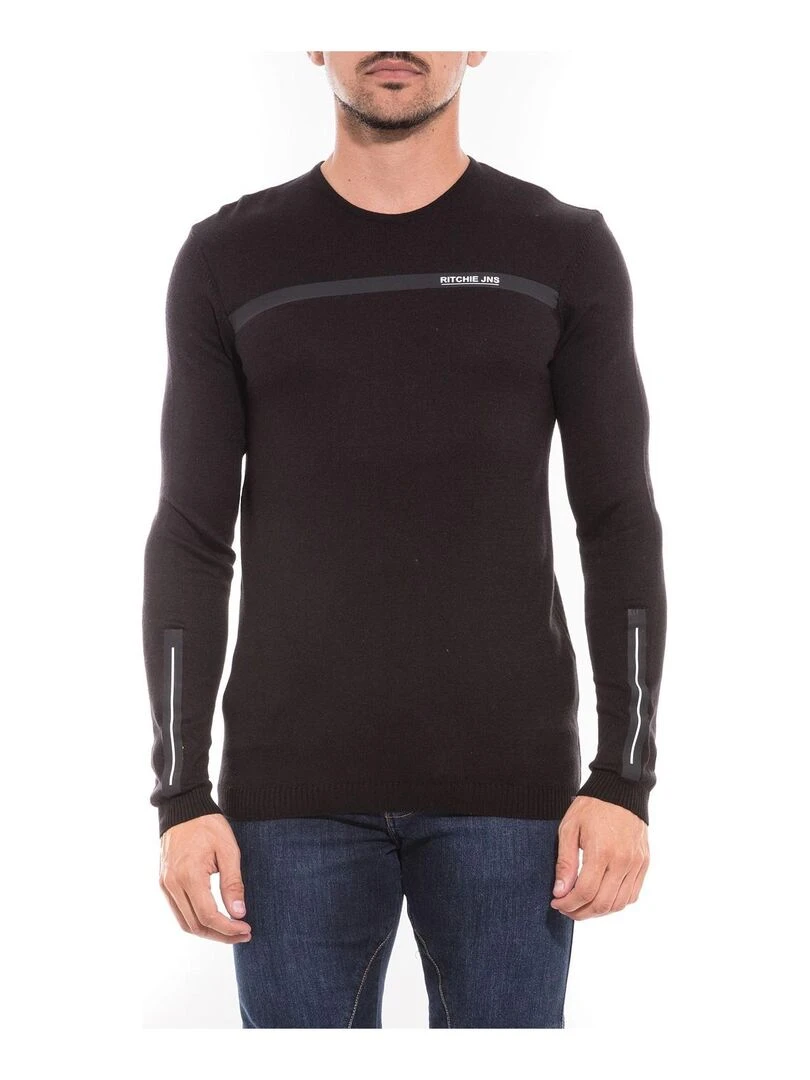 Pull col rond LOIR Noir