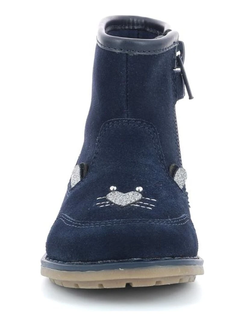 Boots Synthetique Stampcat   Bleu marine