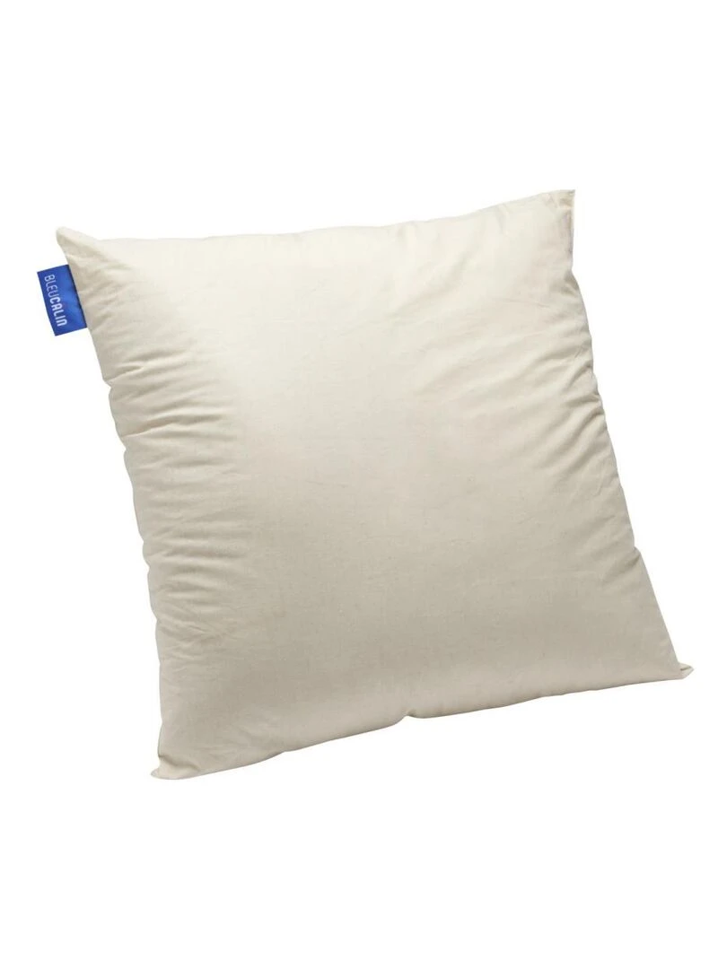 Bleu Câlin Oreiller moelleux coton lin Ecru