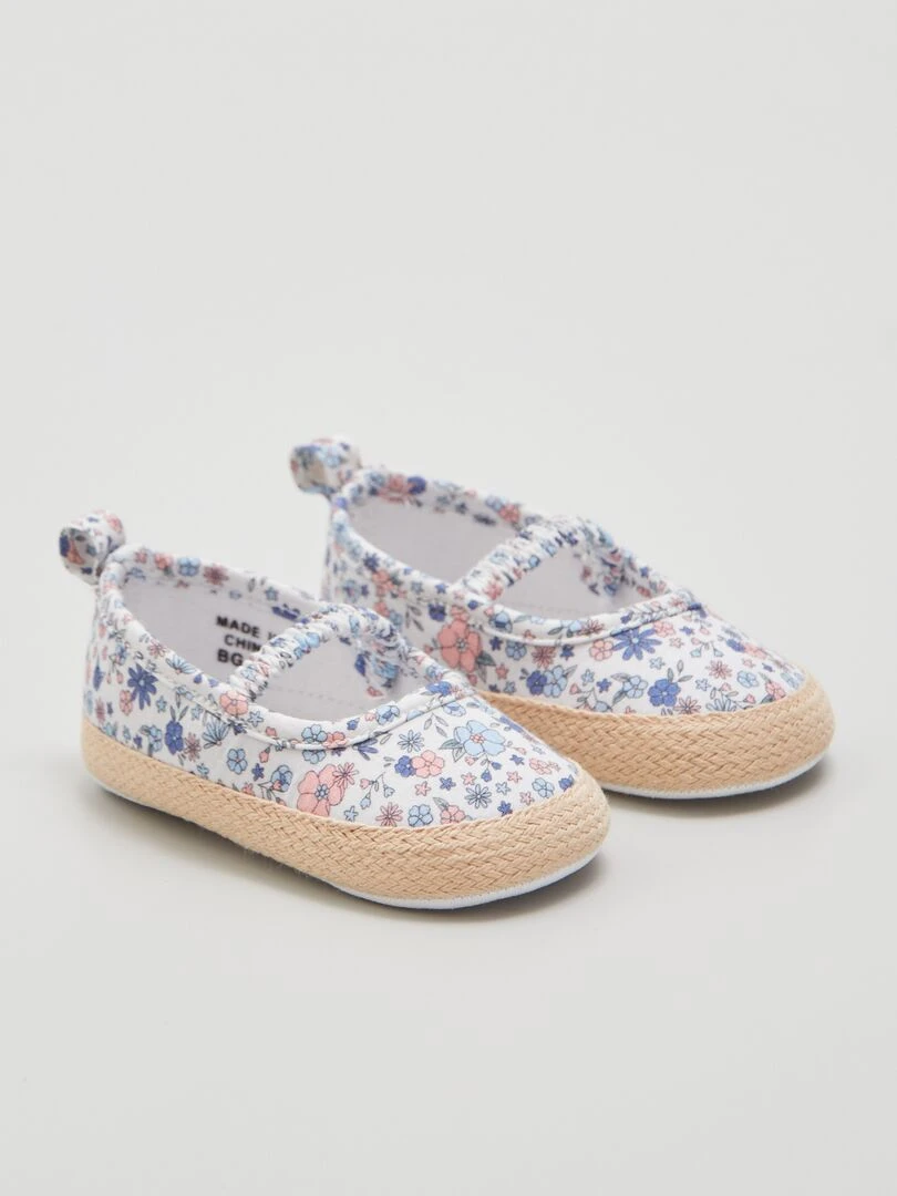 Sandales style espadrilles Blanc