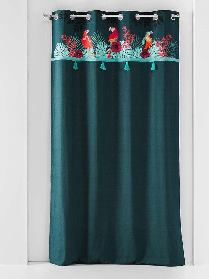 Lot de 2 rideaux Top Caracas Bleu
