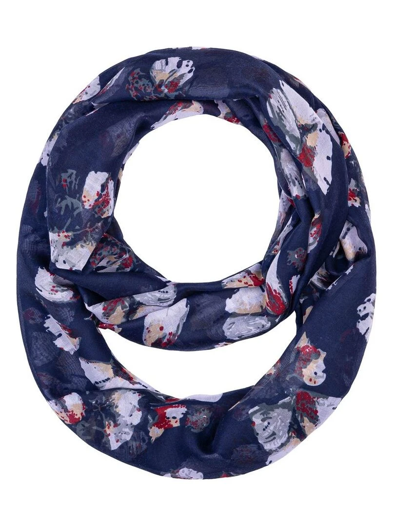 Snood léger Perunia Bleu marine