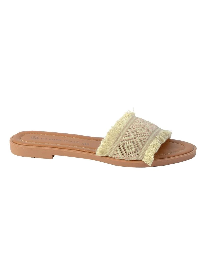 Sandale Mule The Divine Factory Doré/or