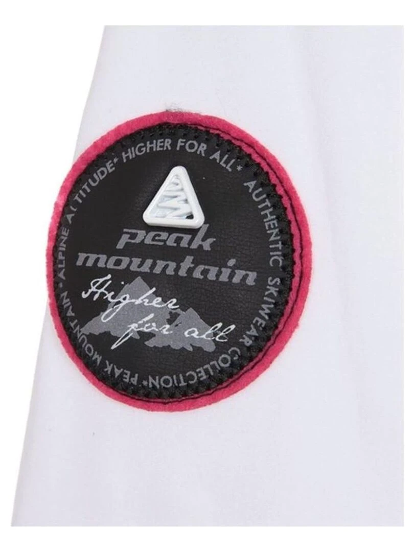 Blouson softshell femme AVENE   PEAK MOUNTAIN   Blanc