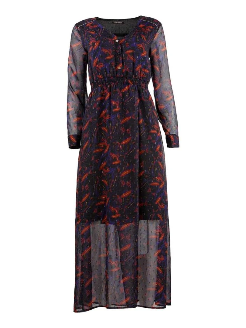 CHATTAWAK Robe MAGNOLIA évasée Rouge