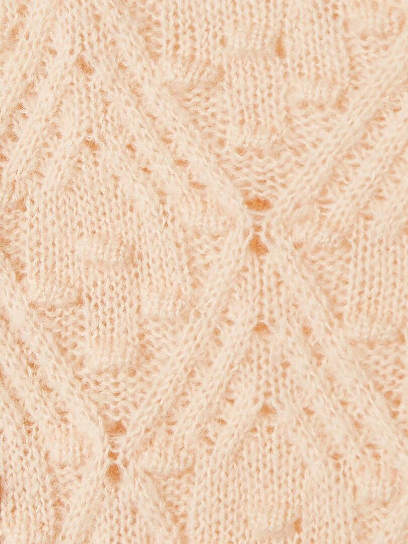 Pull col rond chaud   Damart   Rose clair