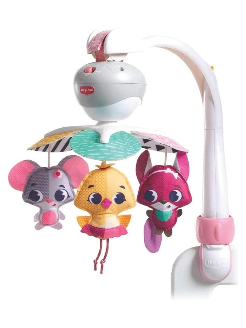 Mobile musical de voyage pour lit et poussette Magical Tales Collection Princesse Multicolore