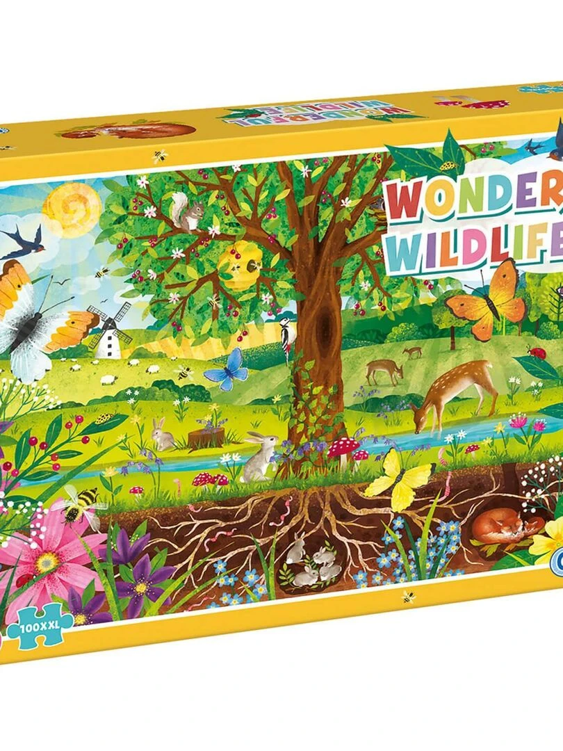 Puzzle 100 pièces : Faune Merveilleuse N/A