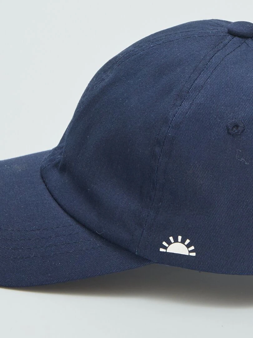 Casquette unie colorée Bleu