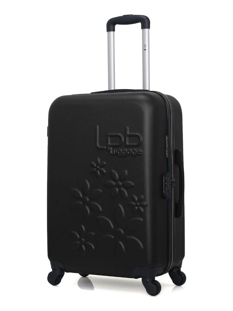 LPB LUGGAGE VALISE WEEKEND ABS ELEONOR 4 ROUES 65 CM Noir