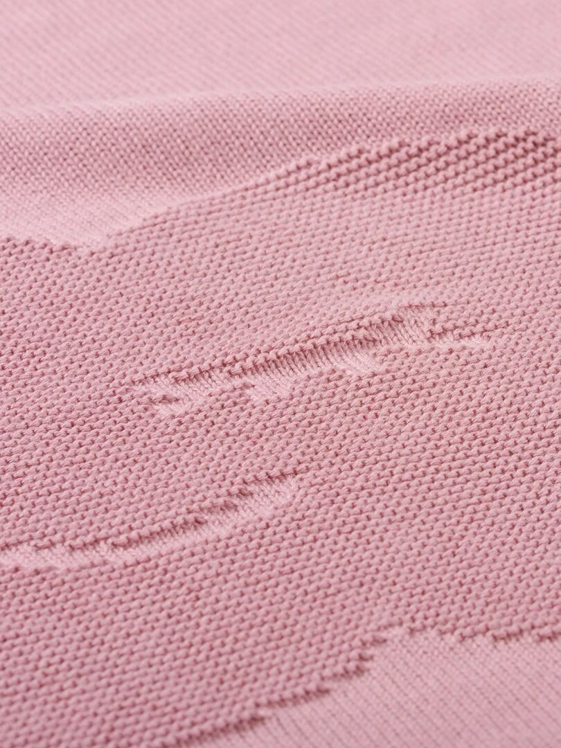 Couverture bébé nuage en coton 70 x 100 cm Rose foncé