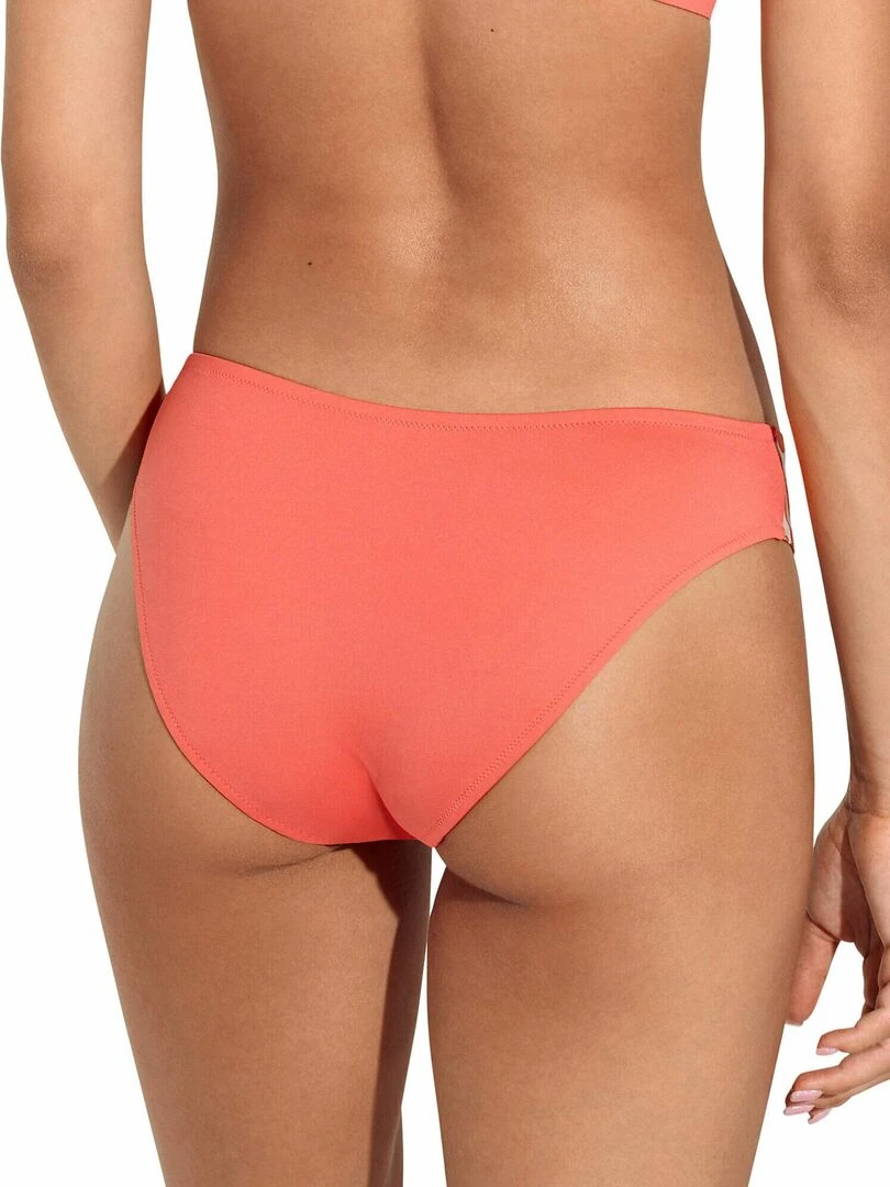Bas maillot slip de bain à nouettes amovibles Iceland Orange